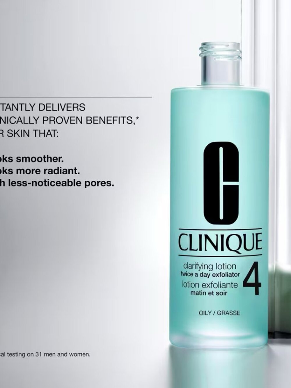 Clinique Clarifying Face Lotion Toner 4 - For Oily Skin 13.5oz